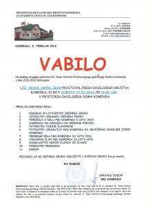 2016 - Vabilo na občni zbor 2016